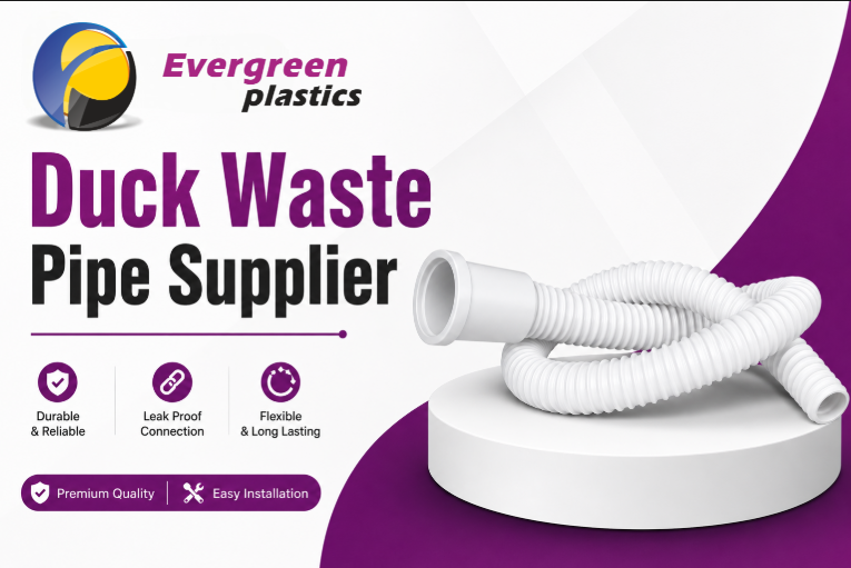 Duck Waste Pipe Supplier in India - High Quality Duck Waste Pipes by Evergreen Plastic