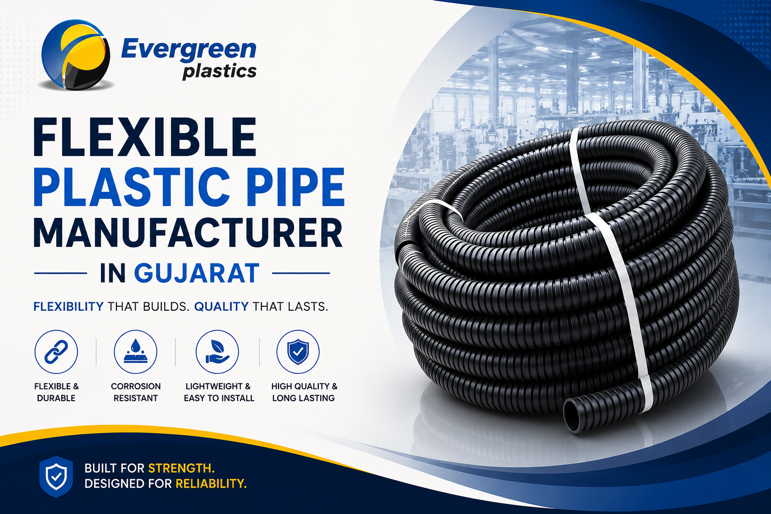 Flexible Plastic Pipe Manufacturer in Gujarat