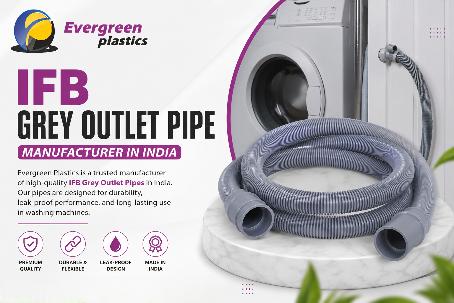 LFB Grey Outlet Pipe Manufacturer in India